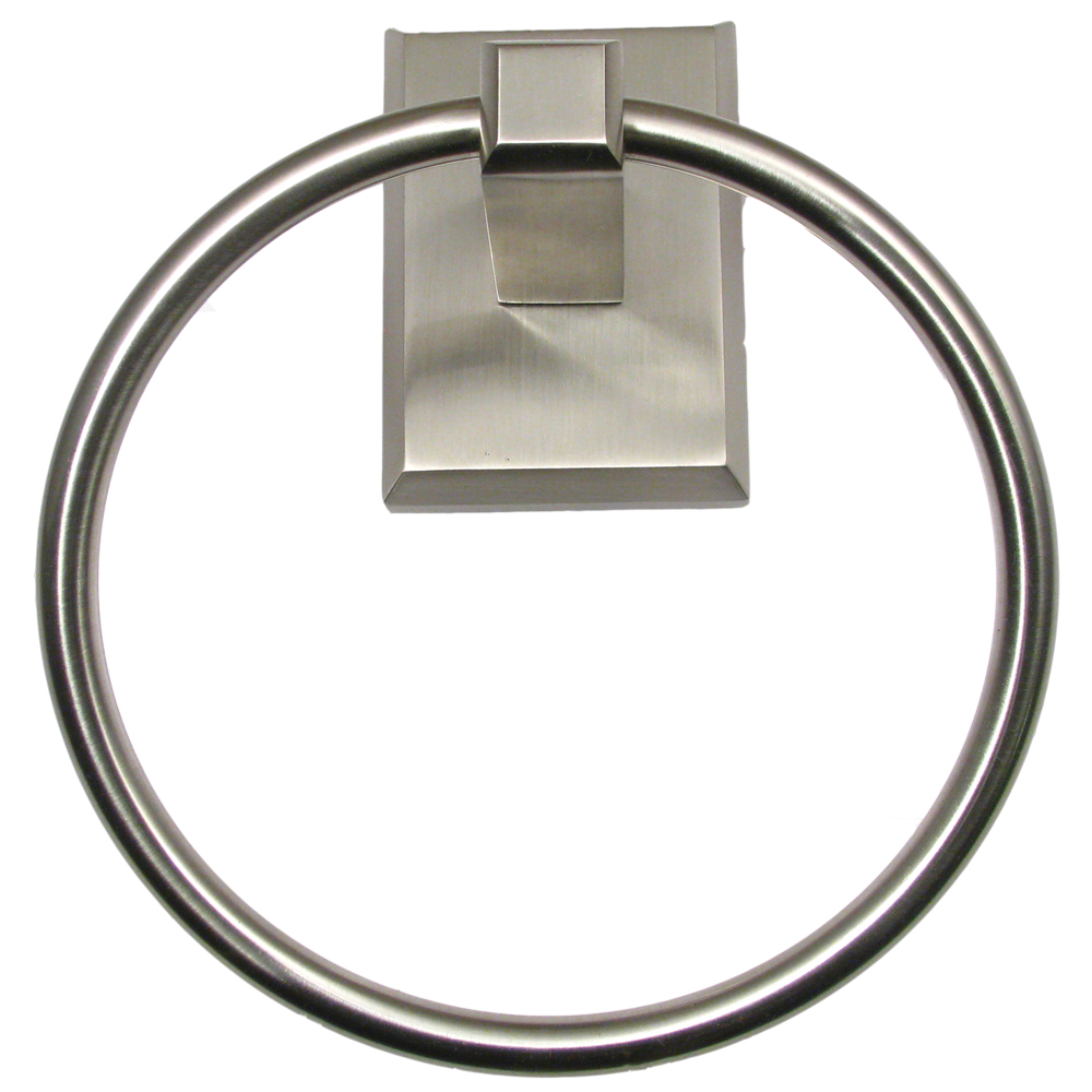 Rusticware 8786-SN Utica Towel Ring in Satin Nickel